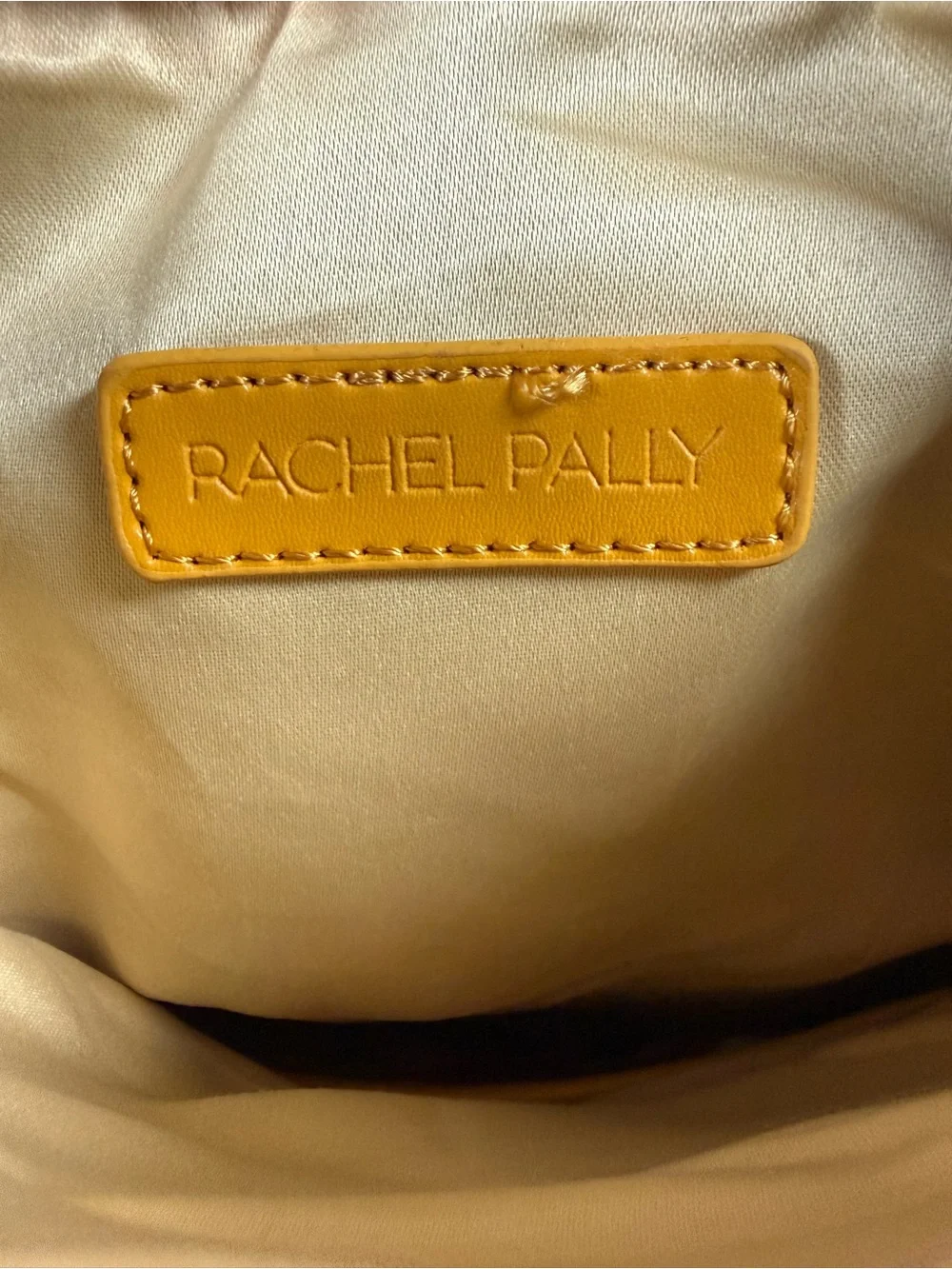Rachel Pally Rust Floral Zip Pouch with Pink, Yellow, Black, White